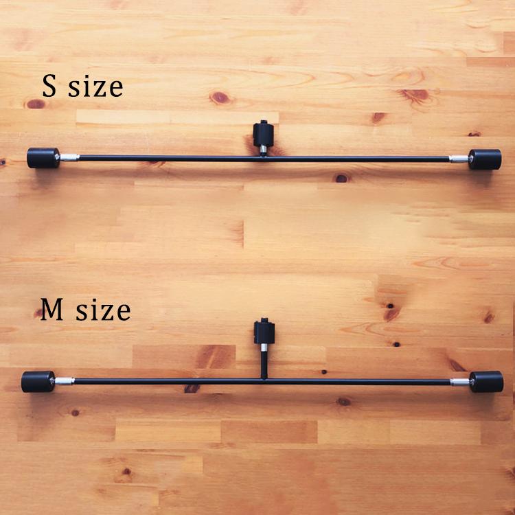 S・Mサイズ2本セット 2灯 アーム付きスポットライト E26 アーム可動式