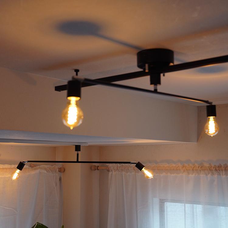 S・Mサイズ2本セット 2灯 アーム付きスポットライト E26 アーム可動式