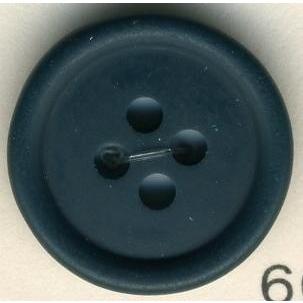 トップカラーポリボタン(マット）　４つ穴　鉄色 | 