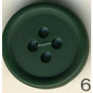 トップカラーポリボタン(マット）　４つ穴　モスグリーン | 