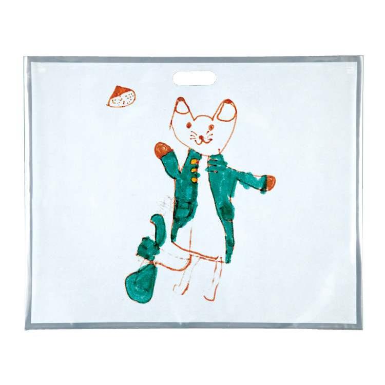 画用紙収納袋 4切（56×45cm） 半透明 |  | 01