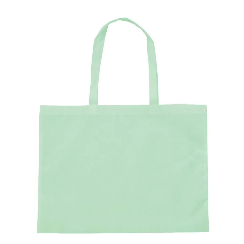 カラー不織布バッグ (縫製タイプ)  大(63×46cm) パステルグリーン | 
