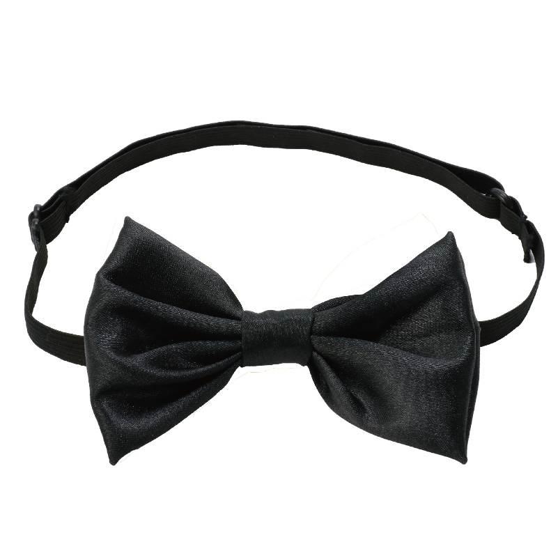 ソフトサテン 蝶ネクタイ 黒 | 