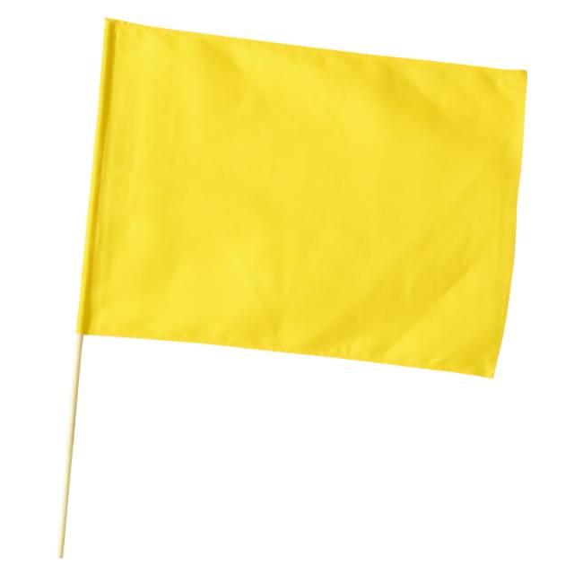 特大旗 黄 旗:W80×H60cm 旗竿:100cm（φ12mm） : 手芸問屋ウイングス