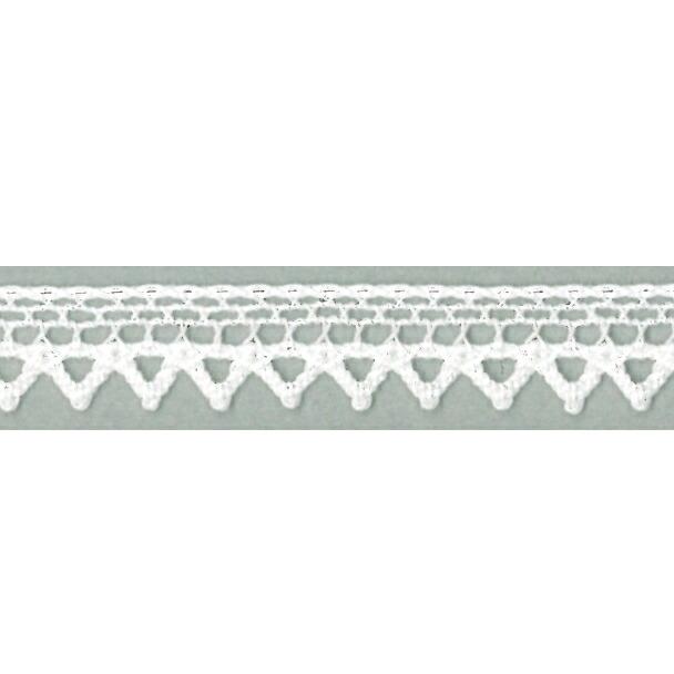 【20M巻】足利トーションレース　Torchon-Lace　コットン＆コットン　10mm幅　Made In Japan | 