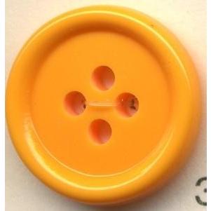 トップカラーポリボタン（ツヤ）　４つ穴　蜜柑 | 