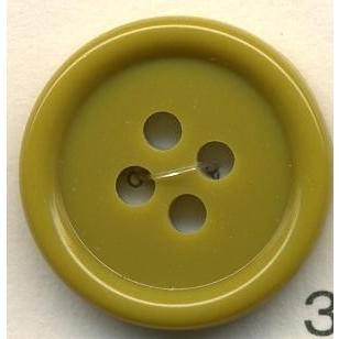 トップカラーポリボタン（ツヤ）　４つ穴　鶯 | 