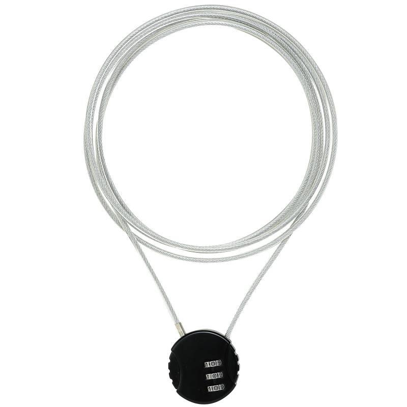 ダイヤル式ワイヤーロック錠 2m | 