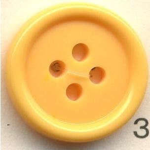 トップカラーポリボタン（ツヤ）　４つ穴　ネープルスイエロー | 