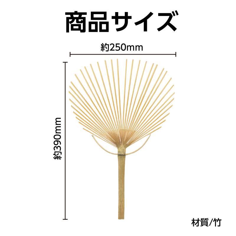 うちわ骨のみ A（竹製） |  | 04
