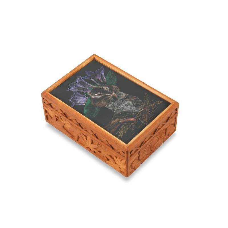 アートガラス付 マルチオルゴール箱 : 手芸問屋ウイングス - 通販