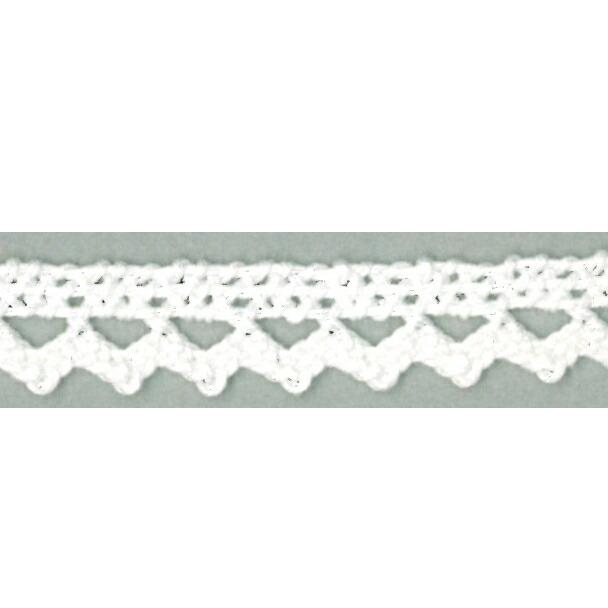 【20M巻】足利トーションレース　Torchon-Lace　コットン＆コットン　10mm幅　Made In Japan | 