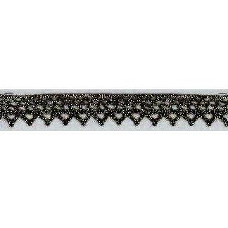 【20M巻】足利トーションレース　Torchon-Lace　ラメ＆メタリック　10mm幅　Made In Japan　【No7094】 | 
