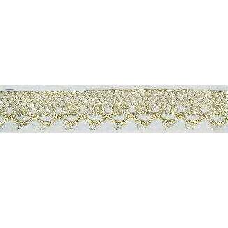 【20M巻】足利トーションレース　Torchon-Lace　ラメ＆メタリック　14mm幅　Made In Japan　【No7104】 | 