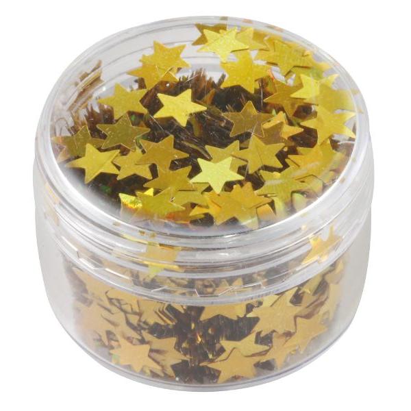 ホログラムグリッター星 5mm ゴールド |  | 04