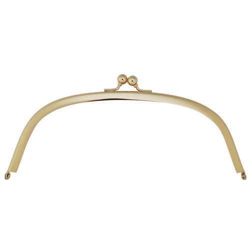 差し込み口金 丸型 がま口 21cm カン無し ゴールド : 手芸問屋