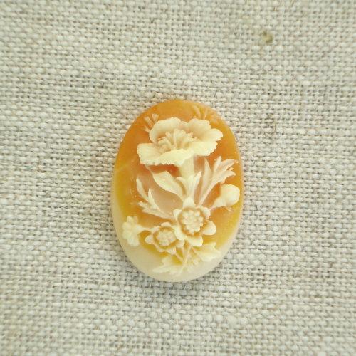 カメオ　フラワー　中　【2個入り】 | 