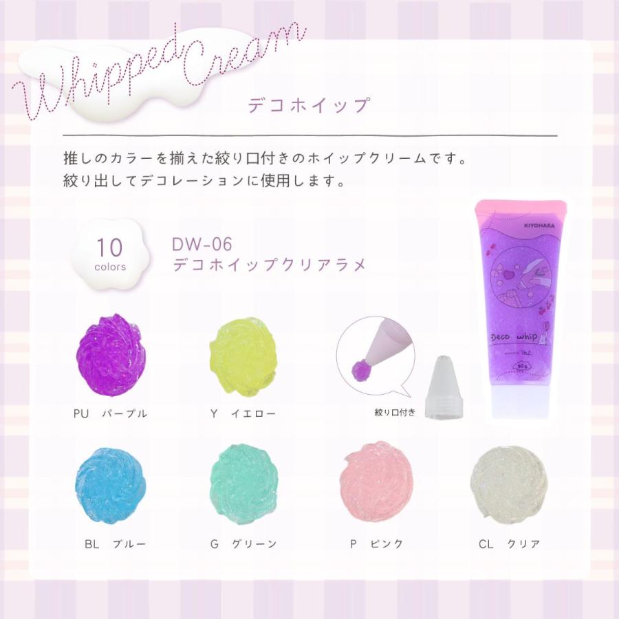 2べージ目　purple♡*ˊᵕˋ* デコパ出品準備オーダーページ デコホイップ クリアラメ パープル : 手芸問屋ウイングス - 通販