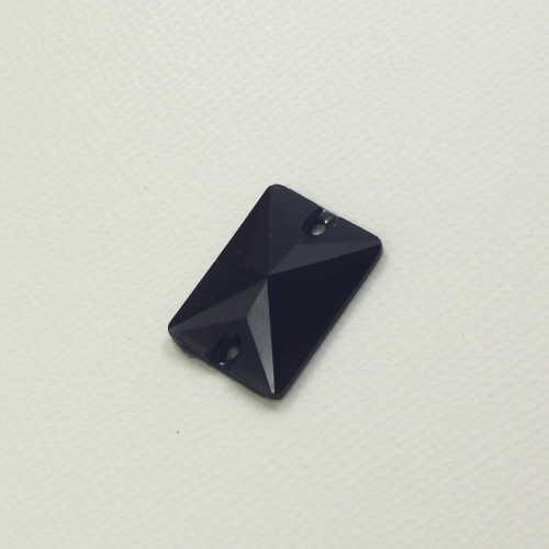 エポキシストーン　縫い付けパーツ　レクタングル　小　ジェット　【10個入】 |  | 01