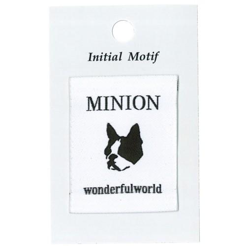 メール便ok 全5種 モチーフ タグネーム M 織ネーム ネームタグ アルファベット 英語 ボストンテリア メガネ ひげ カメラ 自転車 飛行機 Imn 04 手芸のウィングス 通販 Yahoo ショッピング