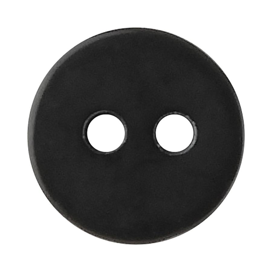 力ボタン/チカラボタン 2つ穴 8mm 黒 【14個入り】 : 手芸問屋
