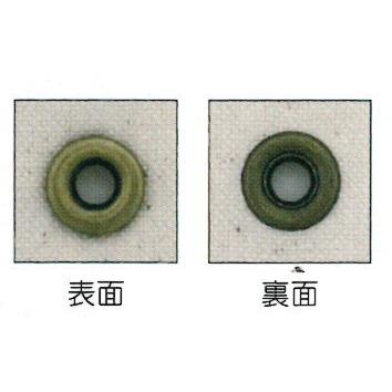 メール便OK 『両面ハトメ 内径6mm 10組入り』 ひも通しの穴に 4色展開