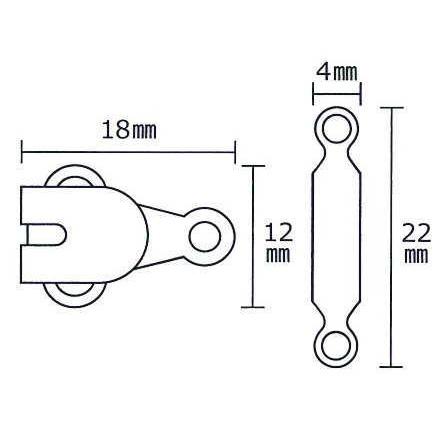さびない真ちゅう製　『前カン』 |  | 01
