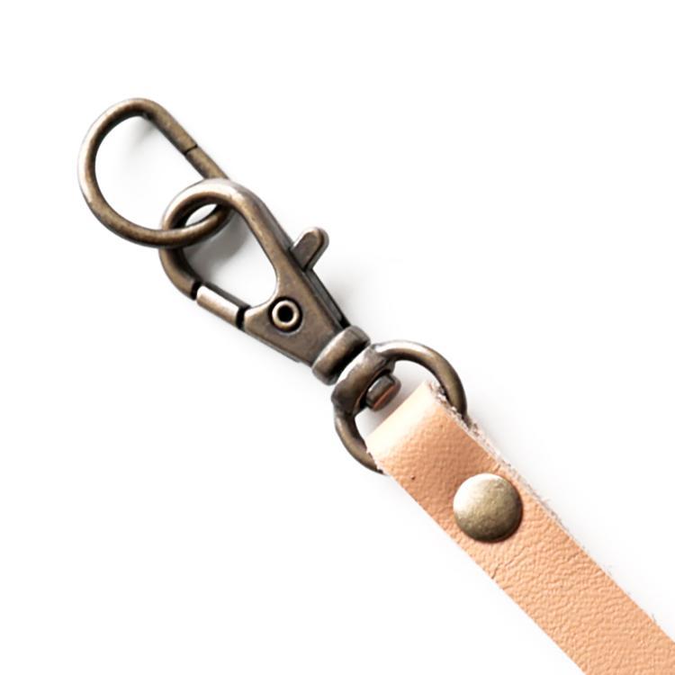 本革レザー牛革 ミニ持ち手（中） Dカン/ナスカン付き アンティック