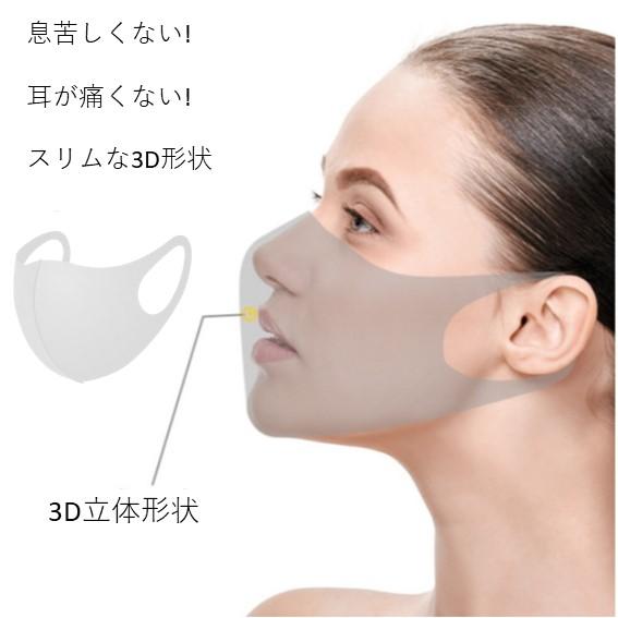 息苦しくない 耳が痛くない 洗える マスク 10枚セット3色から選択 男女兼用｜wingsolar