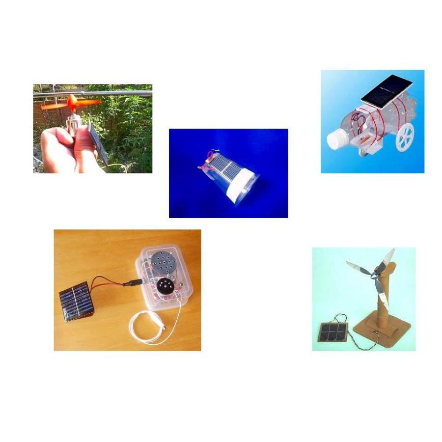 教材用 ソーラーパネル モーター ワニ口クリップ 青プロペラ セット |  | 02
