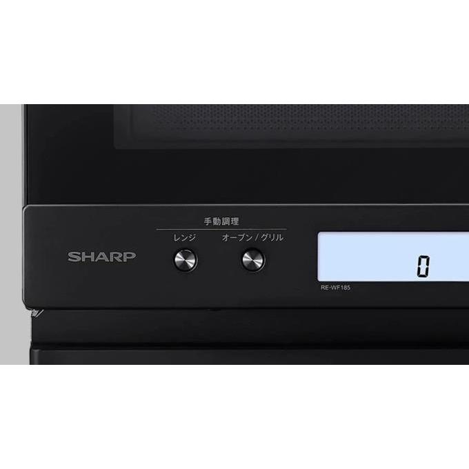SHARP SHARP オーブンレンジ PLAINLY RE-WF185-B [ブラック