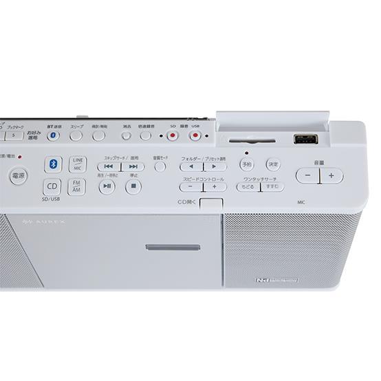 TOSHIBA　AUREX TY-ANX3 ホワイト TOSHIBA TOSHIBA ラジカセ AUREX TY-ANX3(W) [ホワイト