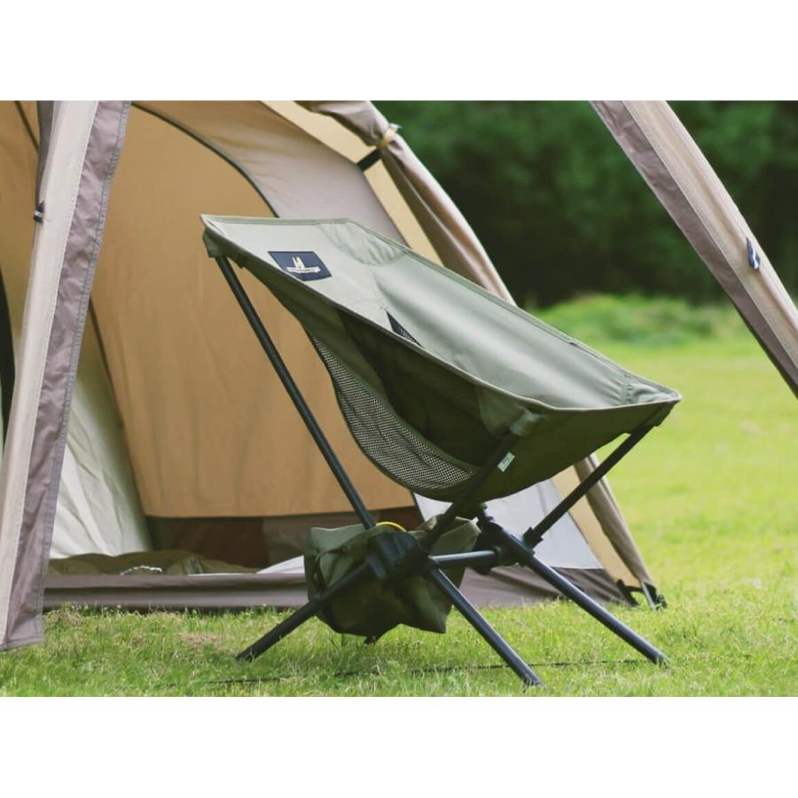 オガワ ツーアングルチェア S オリーブ ogawa（アウトドア） ogawa チェア ツーアングルチェア S 1912