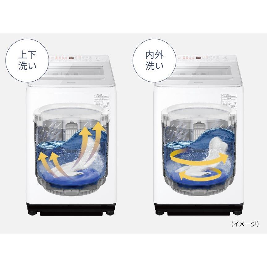 Panasonic 洗濯機 NA-FA10K5-W [ホワイト]の画像
