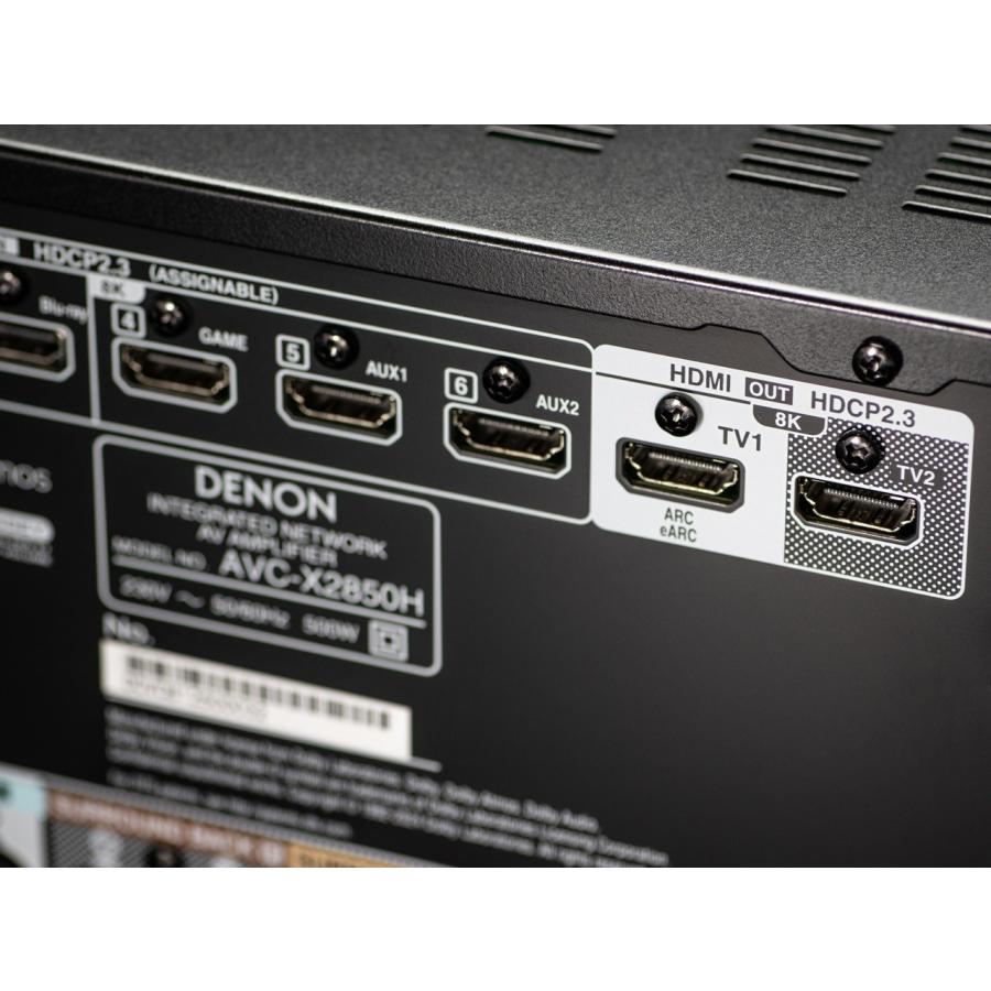DENON（デノン） DENON AVアンプ AVC-X2850H-K [ブラック] : ウインク