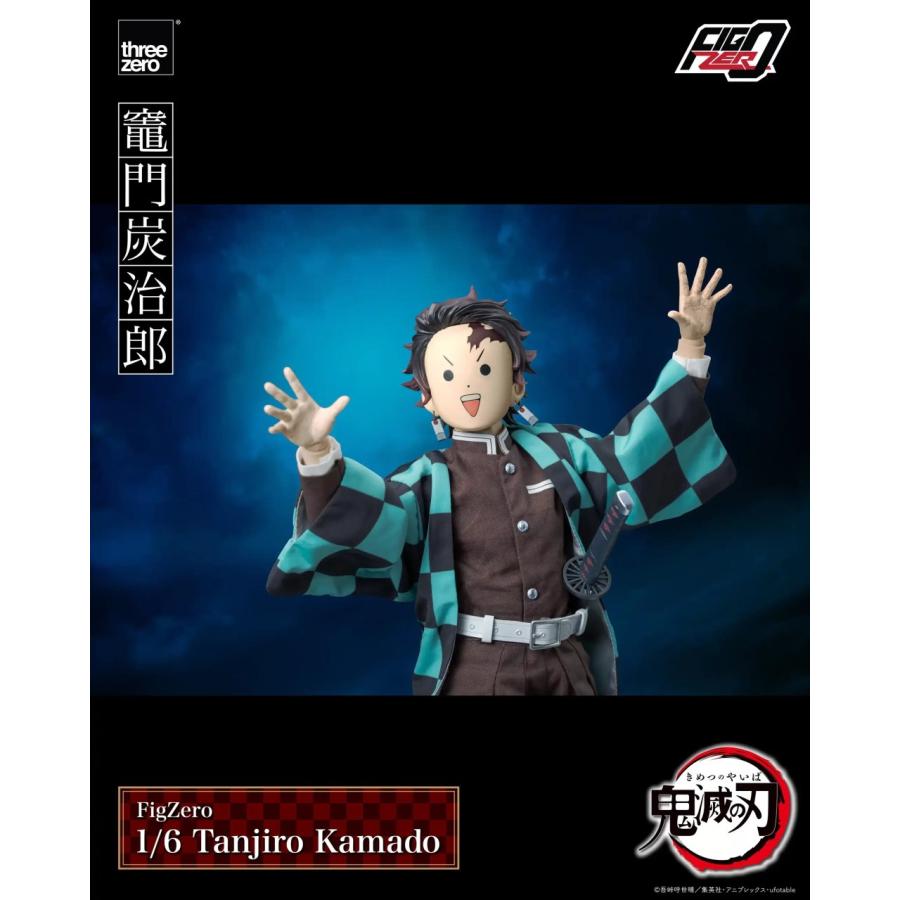 threezero フィギュア 鬼滅の刃 1/6 フィグゼロ 竈門炭治郎 : ウインク