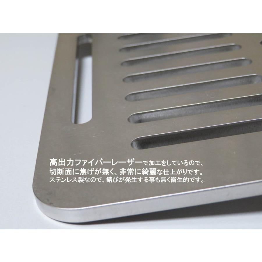 イワタニ 炉ばた焼器 炙りや 鉄板 ステンレス製 バーベキュー 5mm リフター付属 焼肉プレート グリルプレート Iwatani BBQ (全網)｜winmax-y｜04
