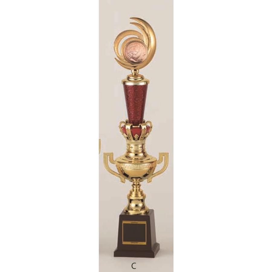 [T377C/K-1]トロフィー／1本柱／先端は樹脂製メダル／高さ44cm | 