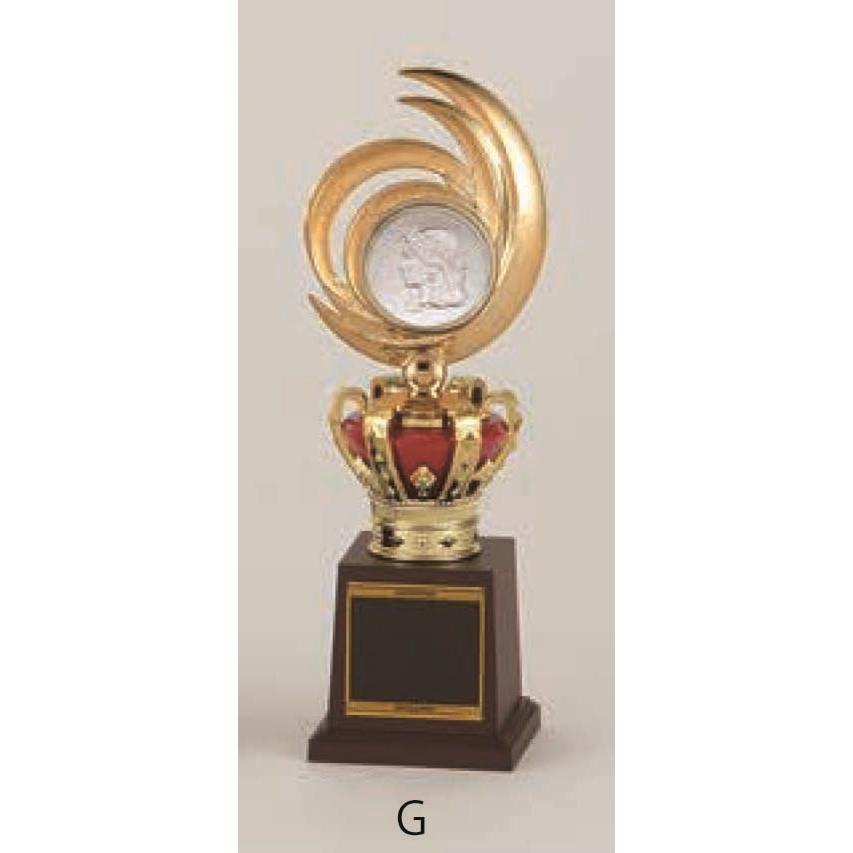 [T377G/K-1]トロフィー／1本柱／先端は樹脂製メダル／高さ22cm | 