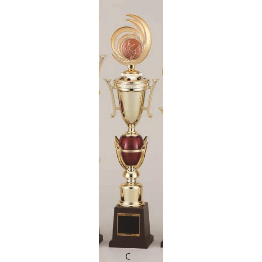 [T382C/K-1]トロフィー／1本柱／先端は樹脂製メダル／高さ44cm | 
