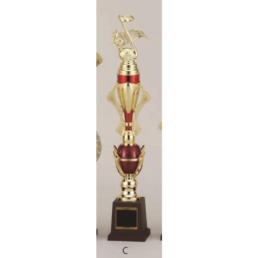 [T394C/K-1]トロフィー／1本柱／先端は樹脂製人形／高さ46cm | 