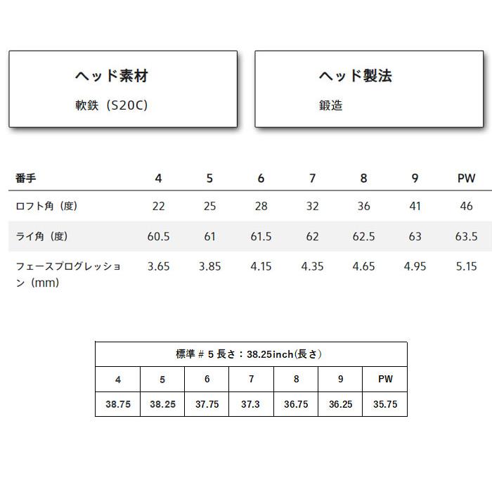 （メーカーカスタム）ブリヂストンゴルフ 241CB アイアン6本セット（＃5〜9.PW） N.S.PRO Zelos7/Zelos8 シャフト(スチール)の画像