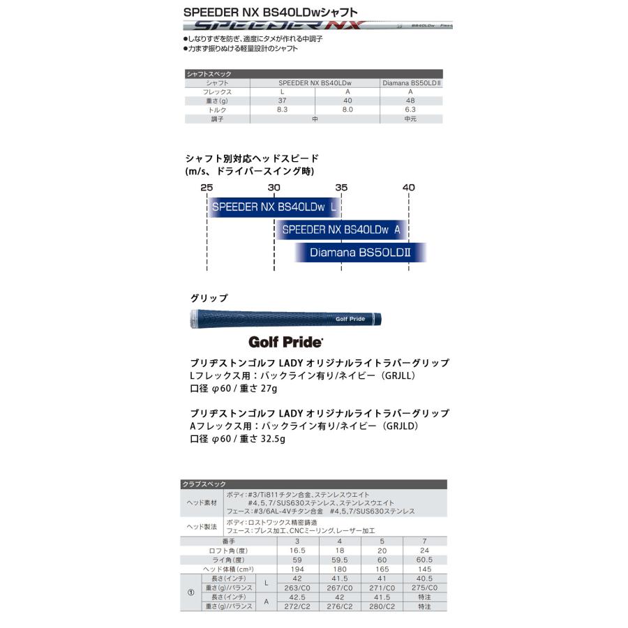 BRIDGESTONE GOLF ブリヂストンゴルフ B-LD フェアウェイウッド BRIDGESTONE GOLF ブリヂストンゴルフ B-LD フェアウェイウッド