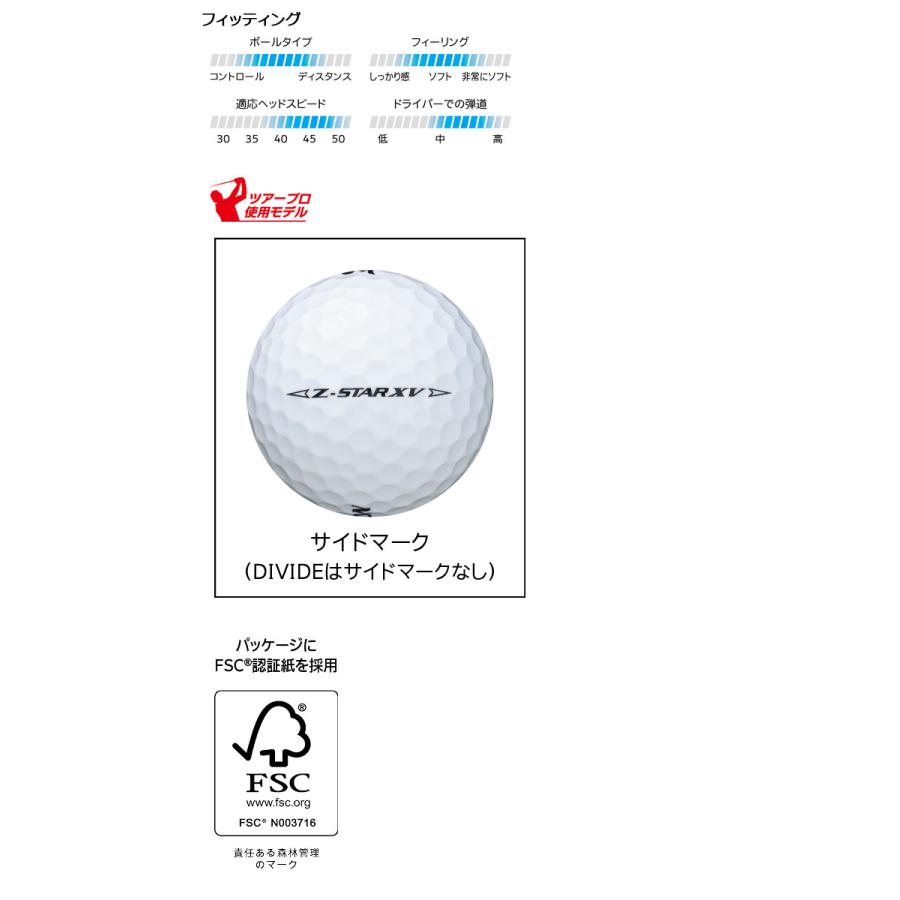 【送料無料】スリクソン Z-STAR XV １ダース（１２球入り） 2023年モデル DUNLOP SRIXON ゴルフボール Z-STAR XV8 ダンロップ Ｚスター ゼットスター｜winning-golf｜06