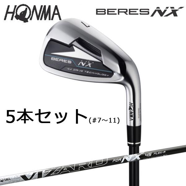 BERES 本間ゴルフ NX アイアン6本セット(#7〜11) ベレス VIZARD FOR 45
