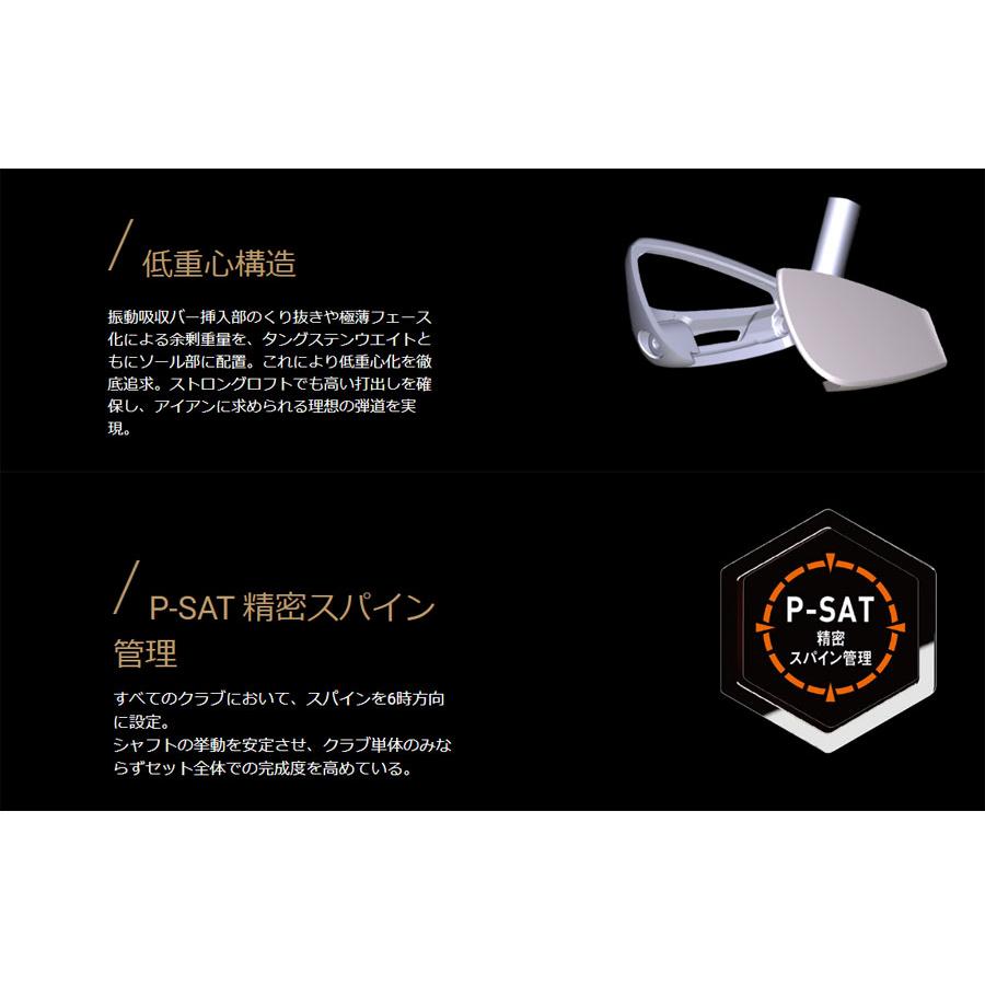 BERES 本間ゴルフ NX アイアン6本セット(#7〜11) ベレス VIZARD FOR 45