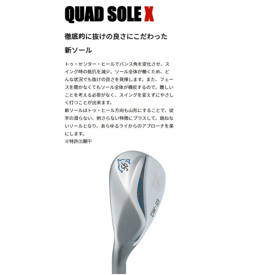 (レフティ)キャスコ ドルフィンウェッジ DW-123 Lefty N.S. PRO 950GH neo スチールシャフト ストレートネック KASCO DOLPHIN WEDGEの画像