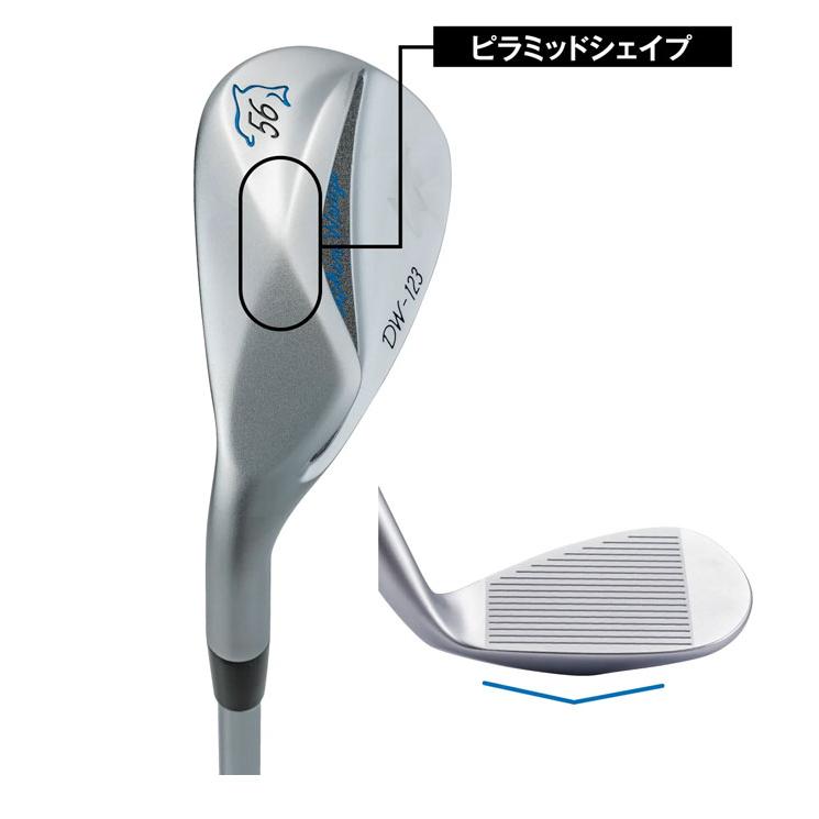 (レフティ)キャスコ ドルフィンウェッジ DW-123 Lefty N.S. PRO 950GH neo スチールシャフト ストレートネック KASCO DOLPHIN WEDGEの画像