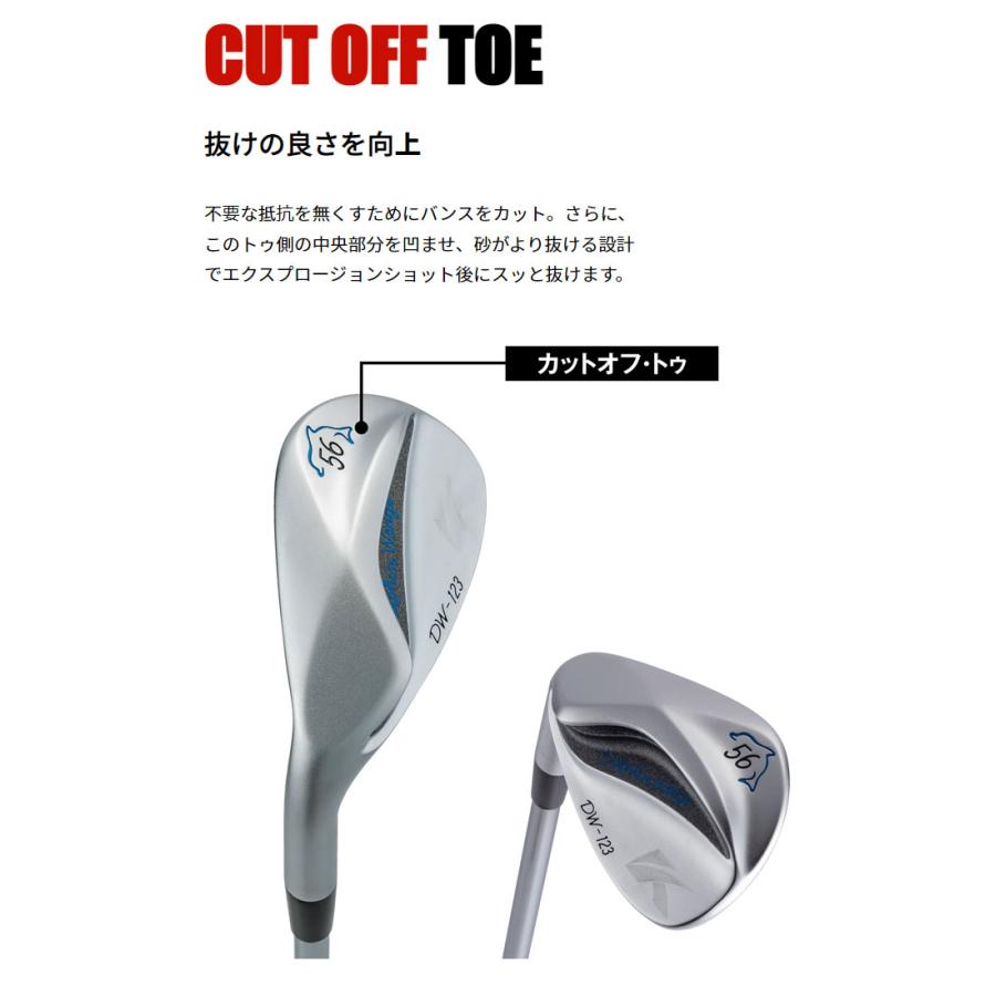 (レフティ)キャスコ ドルフィンウェッジ DW-123 Lefty N.S. PRO 950GH neo スチールシャフト ストレートネック KASCO DOLPHIN WEDGEの画像