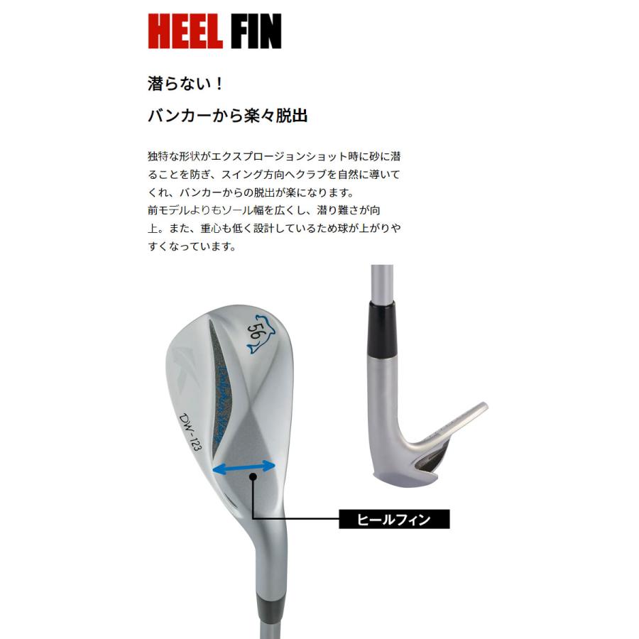 一部即納キャスコ ドルフィンウェッジ DW-123 N.S. PRO 950GH neo スチールシャフト ストレートネック KASCO DOLPHIN WEDGEの画像
